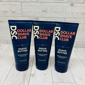 3PK Dollar Shave Club Shave butter 6 OZ Translucent Shaving Cream
